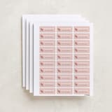 "Watermelon" - Custom Name Labels in Cherry Blossom by peetie design - Full Sheet