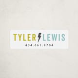 "Lightning Strike" - Custom Name Labels in Lime by Stacey Meacham - Front