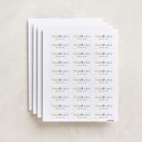 "Lightning Strike" - Custom Name Labels in Lime by Stacey Meacham - Full Sheet