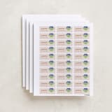 "Toy story friends birthday invitation" - Custom Name Labels in Taupe by Sabrin Deirani - Full Sheet