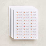 "So Berry Sweet" - Custom Name Labels in Strawberry by Itsy Belle Studio - Full Sheet