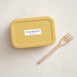 "Vinyl" - Custom Name Labels in Cornflower by Megan Davis - In Use