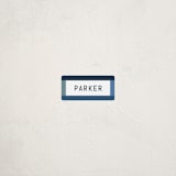 "Wide Frame" - Custom Name Labels in Ocean by Kelly Watkins - Front
