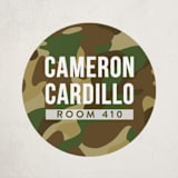 "Camo" - Custom Name Labels in Camouflage by Shiny Penny Studio - Front