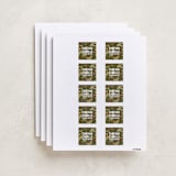 "Camo" - Custom Name Labels in Camouflage by Shiny Penny Studio - Full Sheet