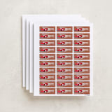 "Lightning McQueen Route 66 from Disney and Pixar's Cars" - Custom Name Labels in Red Rock by Jill Means - Full Sheet