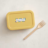 "Preppy Stripe" - Custom Name Labels in Seaweed by Jessica Ogden - In Use