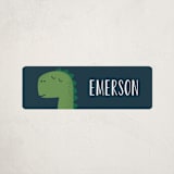 "Dino-mite" - Custom Name Labels in Treetop by Oma N. Ramkhelawan - Front