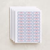 "Love Bug" - Custom Name Labels in Sky by Jennifer Lew - Full Sheet