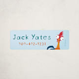 "Disney's Moana Hei Hei!" - Custom Name Labels in Ocean by Kristen Knechtel - Front