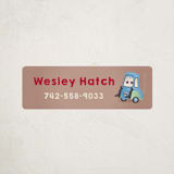 "DIsney Pixar Cars Lightning McQueen and Friends" - Custom Name Labels in Cherry by tinaleeart - Front