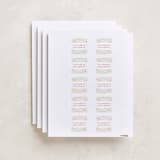 "Pretty Floral Frame" - Custom Name Labels in Cherry Blossom by Phrosné Barwood - Full Sheet