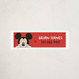 "Earresistable" - Custom Name Labels in Cherry by Erica Krystek - Front