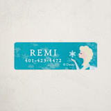 "Elsa's Snowflakes" - Custom Name Labels in Frost by Holly Whitcomb - Front