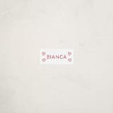 "Little Sweetheart" - Custom Name Labels in Strawberry by Angela Garrick - Front