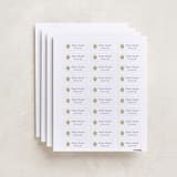 "Sportsy Tennis" - Custom Name Labels in Ice by Teju Reval - Full Sheet