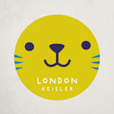 "Kitty" - Custom Name Labels in Lemon by Lori Wemple - Front