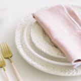 "STONE WASHED LINEN NAPKINS // SET OF 4" - Cloth Napkins in pink by borrowed BLU