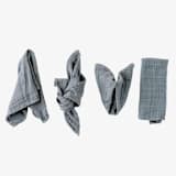 "ORGANIC COTTON NAPKINS // SET OF 4" - Cloth Napkins in gray by borrowed BLU