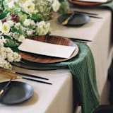 "ORGANIC COTTON NAPKINS // SET OF 4" - Cloth Napkins in green by borrowed BLU