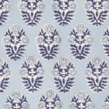 "Garland Napkins, Blue, Set of 4" - Cloth Napkins in white by Jenny Roberts