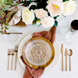 "ORGANIC COTTON NAPKINS // SET OF 4" - Cloth Napkins in brown by borrowed BLU