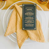 "ORGANIC COTTON NAPKINS // SET OF 4" - Cloth Napkins in yellow by borrowed BLU