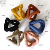 "Infinity Knot Table Sculpture Commission" - Commissioned Original Textile Art in multicolorassorted-colors by Bharti Trivedi