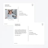 "Wild Woodland" - Children's Birthday Party Invitations in Turquoise by Michelle Taylor - Back of Card Options