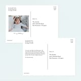 "Fire House Party" - Children's Birthday Party Invitations in Firetruck by Korry Brown - Back of Card Options