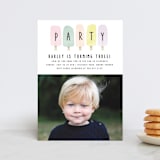 "sweet fun in the sun" - Children's Birthday Party Invitations in Rainbow by Karidy Walker - Front