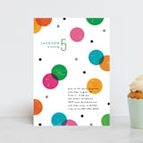 "Colorful Confetti" - Children's Birthday Party Invitations in Funfetti by Robert and Stella - Front