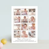 "Year in My Life" - Children's Birthday Party Invitations in Cotton by Robin Ott - Front