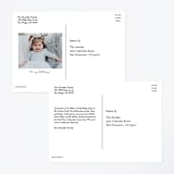 "Ice Cream Cone" - Children's Birthday Party Invitations in Frozen by Alethea and Ruth - Back of Card Options