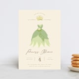 "Disney Princess Tiana's Dress" - Children's Birthday Party Invitations in Southern Cream by Kate Ross - Front