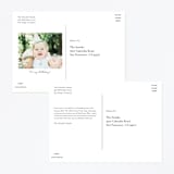 "Disney's Princess Portrait" - Children's Birthday Party Invitations in Cotton Candy by Cass Loh - Back of Card Options