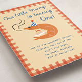 "Party Prawn" - Children's Birthday Party Invitations in Cajun by Jennifer Lew - Detail