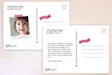 "Confetti Fun" - Children's Birthday Party Invitations in Hot Pink by Pretty Girl Designs - Back of Card Options