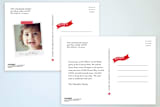 "Choo Choo Train" - Children's Birthday Party Invitations in Classic by mafy - Back of Card Options