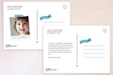 "12 Months" - Children's Birthday Party Invitations in Teal by Katie Speelman - Back of Card Options