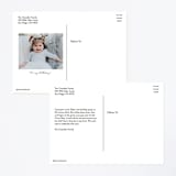 "Around the Sun" - Children's Birthday Party Invitations in Midnight by Cat Caudillo - Back of Card Options