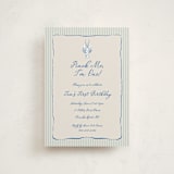 "easide Serenade" - Children's Birthday Party Invitations in Marine by Lucrecia Caporale - Front