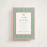 "Derby Party" - Children's Birthday Party Invitations in Bubblegum by Ashlee Townsend - Front