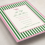 "Derby Party" - Children's Birthday Party Invitations in Bubblegum by Ashlee Townsend - Detail