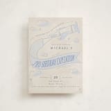 "Fly With Me" - Children's Birthday Party Invitations in Sky by Vera Lim - Front