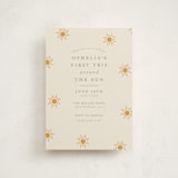"Sun Toss" - Children's Birthday Party Invitations in Golden Sun by Meggy Masters - Front