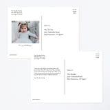 "Watermelon" - Children's Birthday Party Invitations in Punch by Morgan Kendall - Back of Card Options