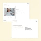 "storybook farm" - Children's Birthday Party Invitations in Mint by Jennifer Wick - Back of Card Options