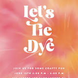 "Tie Dye Party" - Children's Birthday Party Invitations in Coral by Nazia Hyder - Detail