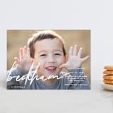 "usual" - Children's Birthday Party Invitations in Snow by Jd Ptlo - Front